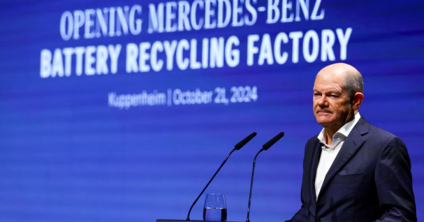 德国总理: 反对对德国有害的关税,但德国汽车业不应害怕中国的竞争