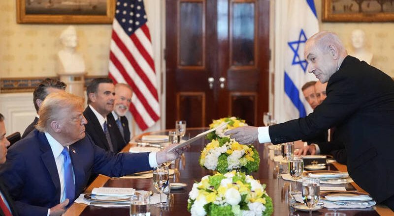 白宮驚喜！納坦雅胡當面提名川普角逐諾貝爾和平獎