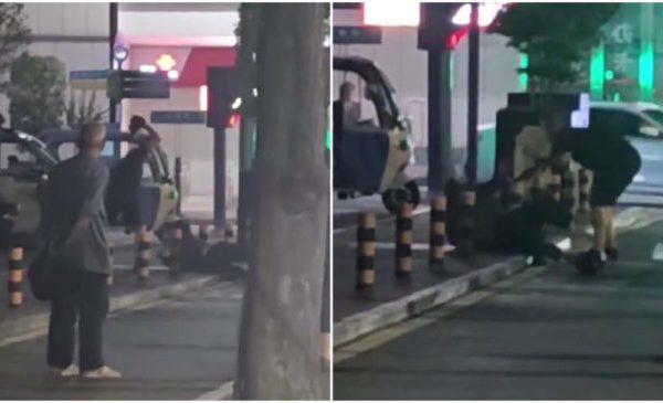 洛阳交警酒驾 撞了拾荒老人还疯狂殴打他