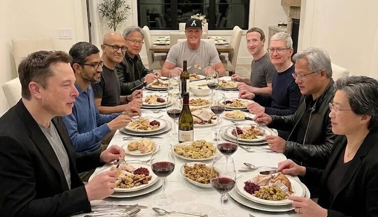 这些硅谷大佬集体现身“豪华火鸡局” 没有一个是…..